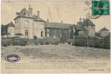 1 vue Château de Palteau. Commune d'Armeau (Yonne).