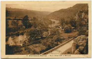 1 vue 14. Avallonnais-Morvan. Entre Avallon et Méluzien.