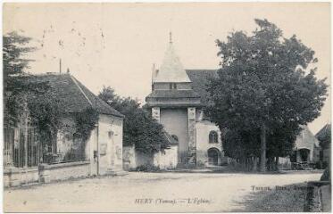 1 vue Héry (Yonne). L'église.