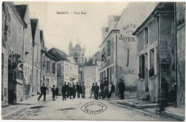 1 vue Irancy. Une rue.