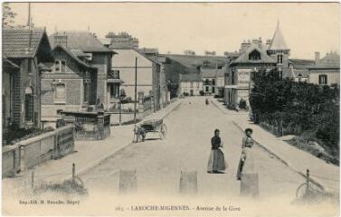 1 vue 163. Laroche-Migennes. Avenue de la Gare.