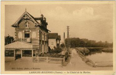 1 vue Laroche-Migennes. Le Chalet de la Marine. / Endrey, photo., à Migennes.
