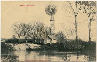 1 vue Ormoy. L'éolienne.