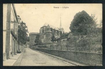 1 vue Toucy. L'église.