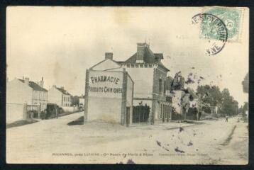 1 vue Migennes, près Laroche. Grande route de Paris à Dijon.