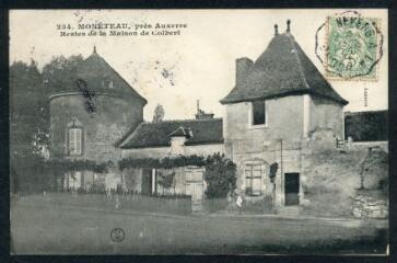 1 vue 234. Monéteau, près Auxerre. Restes de la maison de Colbert.