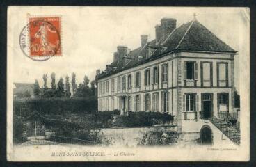 1 vue Mont-Saint-Sulpice. Le château.