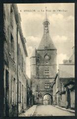 1 vue 6. Avallon. La tour de l'horloge.