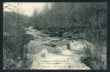 1 vue Monastère de Sainte-Marie de la Pierre-Qui-Vire (Yonne). 25. Trinquelin. Sault de la Truite.