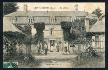 1 vue Saint-Sérotin (Yonne). Le château.