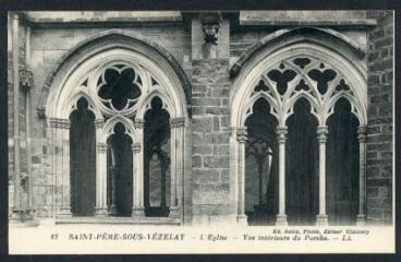 1 vue 12. Saint-Père sous Vézelay. Vue intérieure du porche.