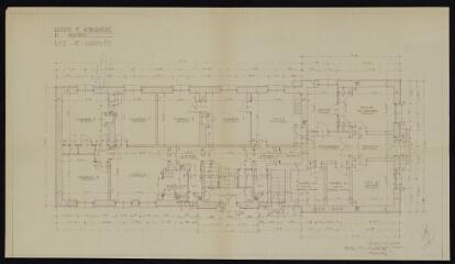 1 vue Caserne de gendarmerie de Migennes. Rez-de-chaussée