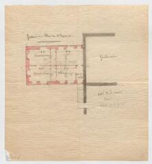 1 vue Gendarmerie. Plan du 5e logement