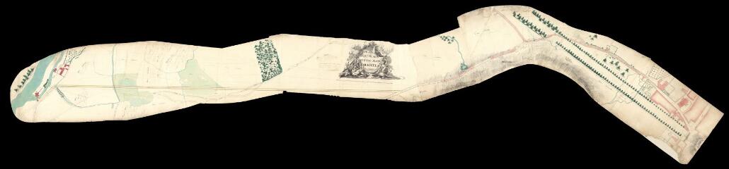 1 vue Plan du chemin du Foulon à Seignelay. / Lejolivet, sous-ingénieur des Ponts et Chaussées.