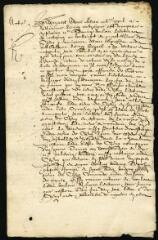 ouvrir dans la visionneuse : 1 vue Le faux testament de messire Jean de la Rivière, seigneur de Cheny et capitaine de Sens