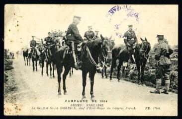 ouvrir dans la visionneuse : 1 vue Le général Smith Dorrien, chef d'état-major du général French commandant du corps expéditionnaire britannique