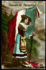 ouvrir dans la visionneuse : 1 vue « Toujours française », carte postale