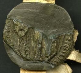 1 vue Sceau de Sebille de Noyers, abbesse de Notre-Dame des Isles